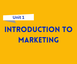 Introduction to Marketing
