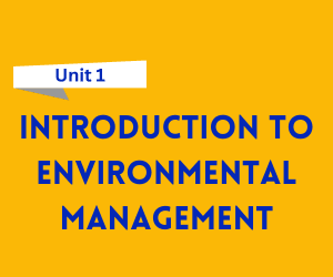 Introduction to Environmental Management