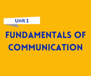 Fundamentals of Communication