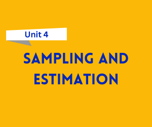 Sampling and Estimation