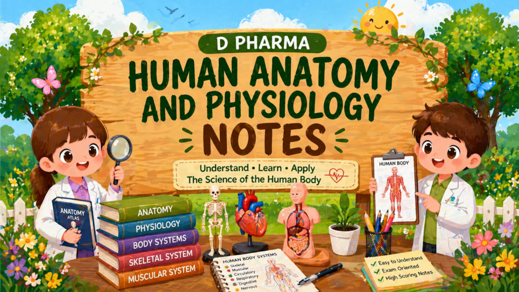Human Anatomy and Physiology Notes (D pharma 1st Year)