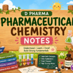 Pharmaceutical Chemistry Notes – (D pharma 1st Year)