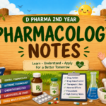 Pharmacology Notes (D pharma 2nd Year)