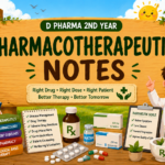 Pharmacotherapeutics Notes (D pharma 2nd Year)
