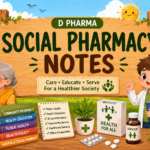 Social Pharmacy Notes (D pharma 1st Year)