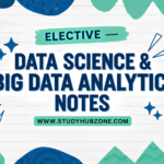 Data Science & Big Data Analytics Notes